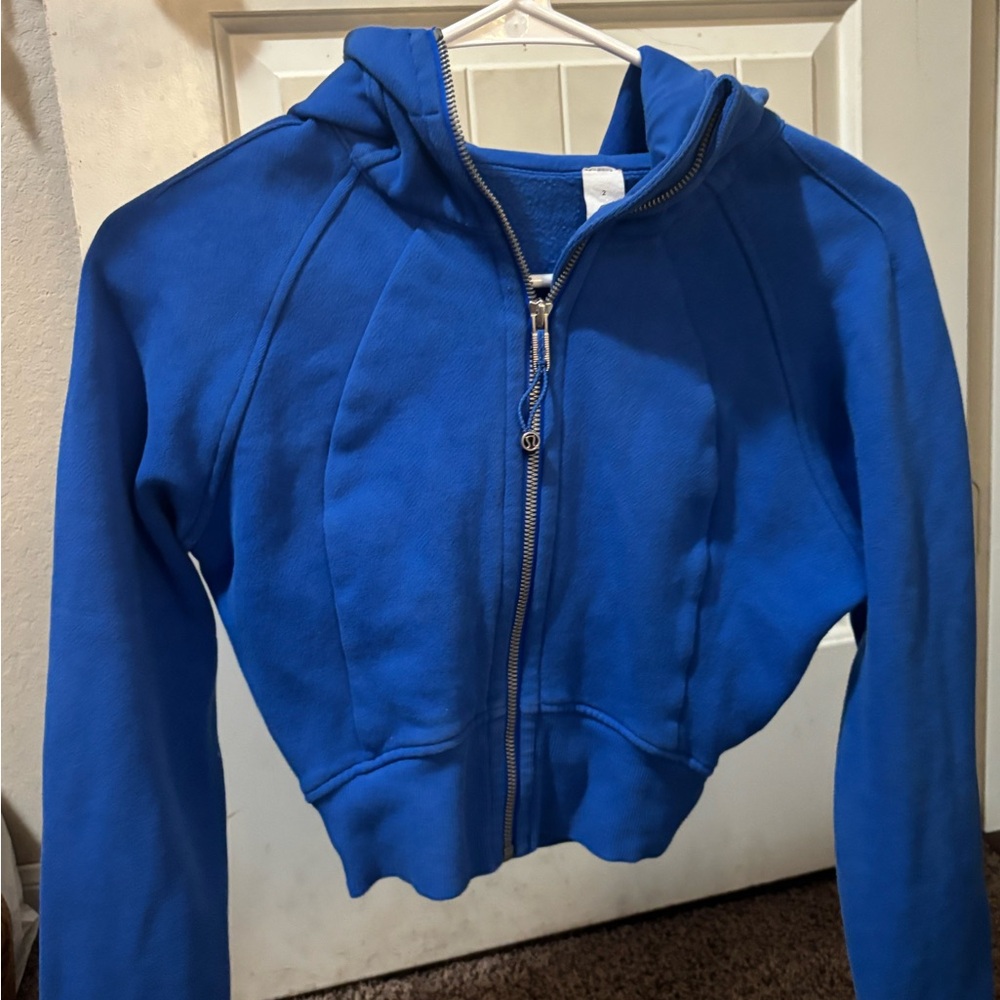lululemon athletica Vibrant Blue Bomber Jacket